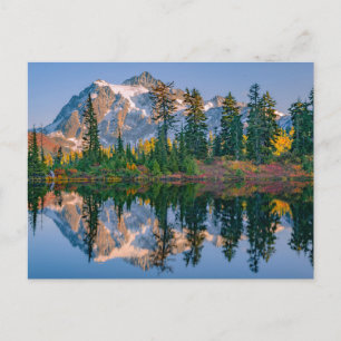 Mount Shuksan mirrored in Reflection Lake Postcard
