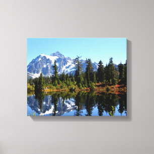 Mount SHuksan on a Sunny Day Canvas print