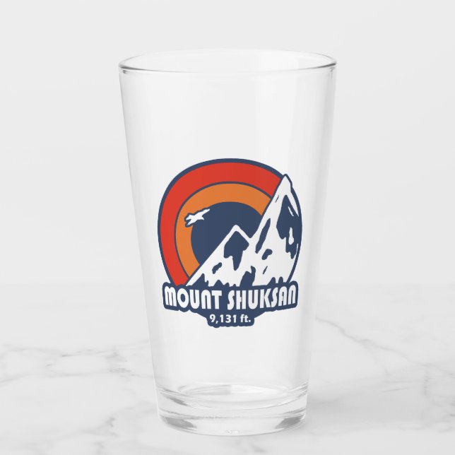 Mount Shuksan Washington Sun Eagle Glass (Front)
