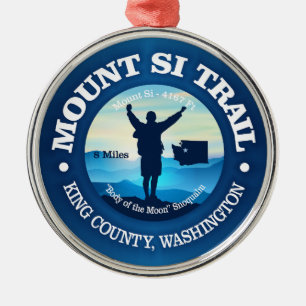 Mount Si (V) Metal Tree Decoration
