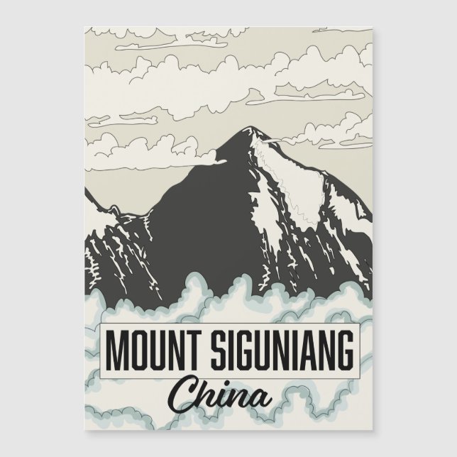 Mount Siguniang China (Front)