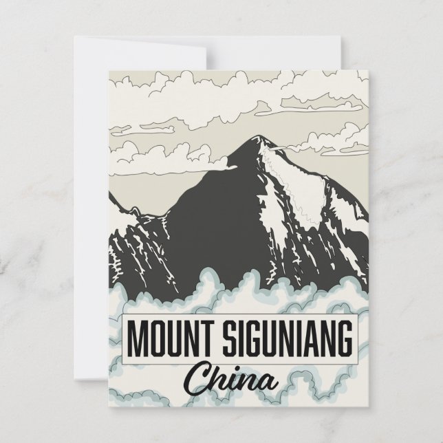 Mount Siguniang China (Front)