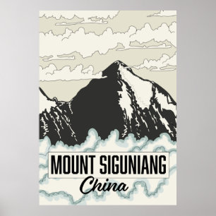 Mount Siguniang China Poster