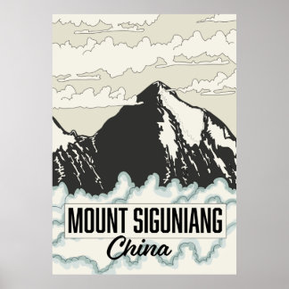 Mount Siguniang China Poster
