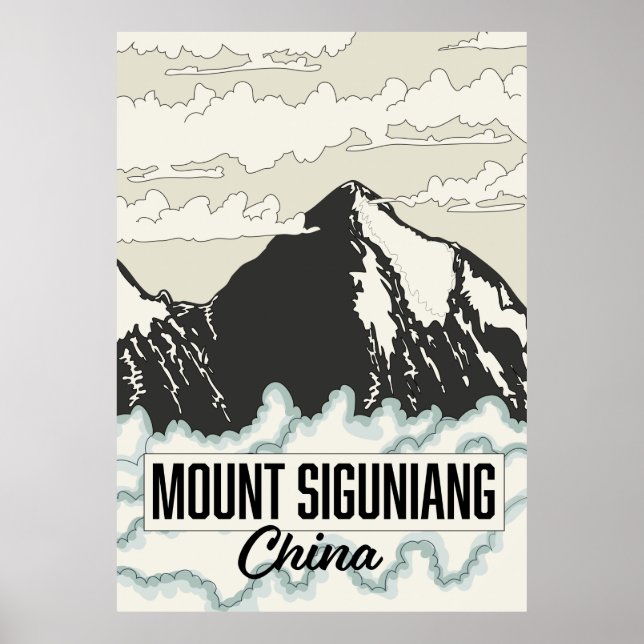 Mount Siguniang China Poster (Front)