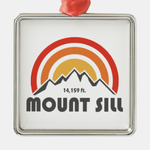 Mount Sill California Metal Tree Decoration