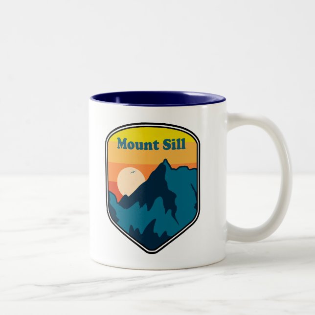 Mount Sill California Sunrise Two-Tone Coffee Mug (Right)