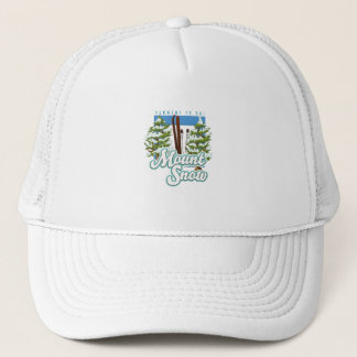 Mount Snow Vermont Ski logo. T-Shirt Trucker Hat