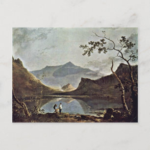 Mount Snowdon From Llyn Nantlle Seen By Wilson Ric Postcard