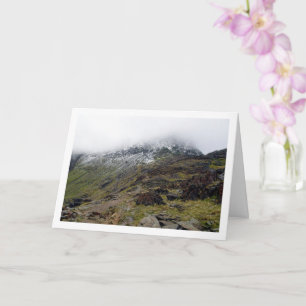 Mount Snowdon Landscape, Snowdonia, Wales, UK Card