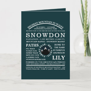 Mount Snowdon, Mountain Expedition Information Card