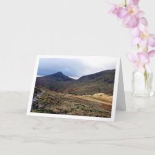 Mount Snowdon, Snowdonia National Park, Wales Card