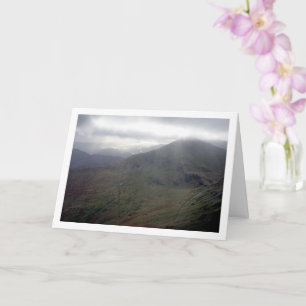 Mount Snowdon, Snowdonia National Park, Wales Card