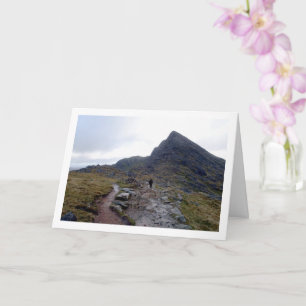Mount Snowdon, Snowdonia, Wales Card