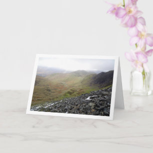 Mount Snowdon, Snowdonia, Wales, United Kingdom Card