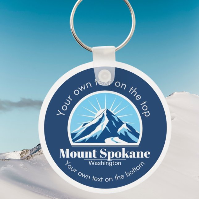 Mount Spokane Washington ski resort vacation  Key Ring (Creator Uploaded)