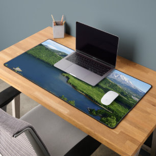 Mount St Helens Coldwater Lake Scenic Landscape Desk Mat