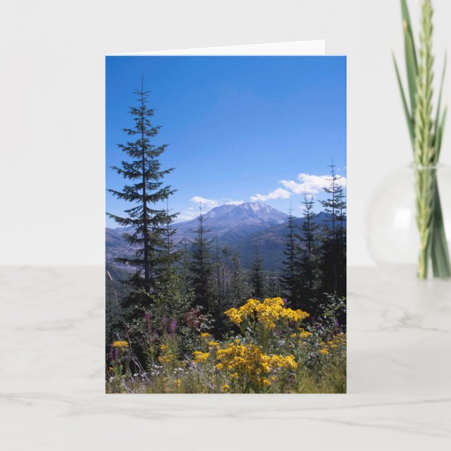 Mount St Helens - Frameable Art Card (Front)