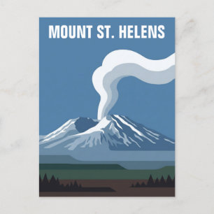 Mount St Helens National Volcanic Monument Postcard