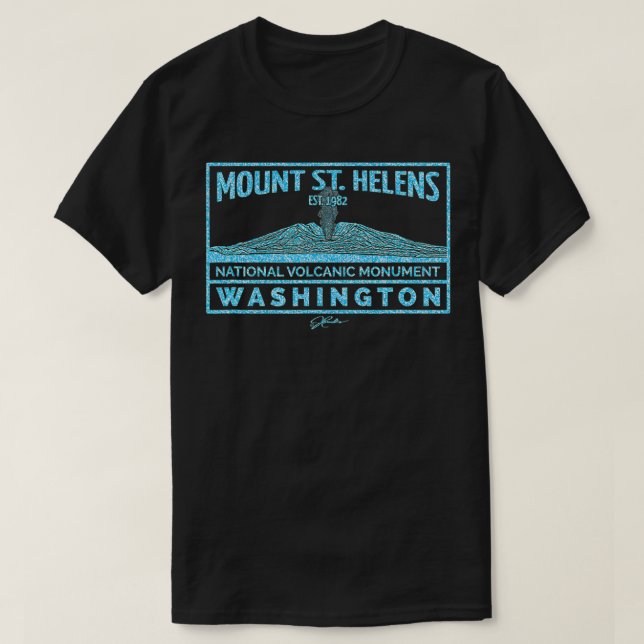 Mount St Helens National Volcanic Monument  T-Shirt (Design Front)