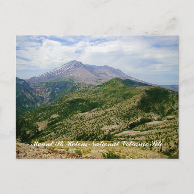 Mount St. Helens National Volcanic Site Postcard (Front)
