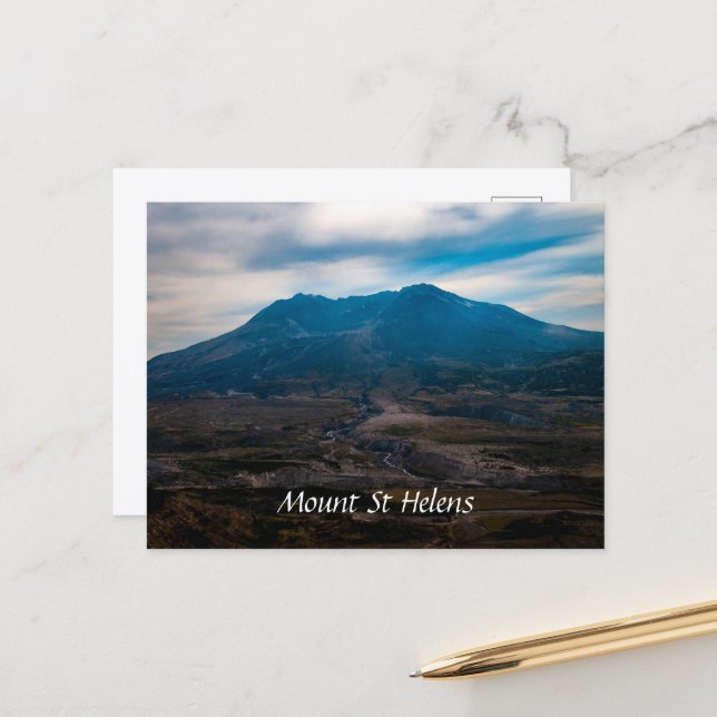 Mount St Helens Postcard (Front/Back In Situ)