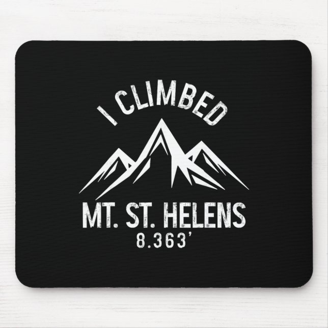 Mount St Helens Washington Mountain Climbing Summi Mouse Mat (Front)