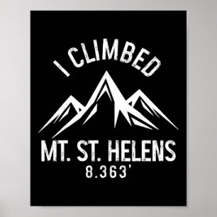 Mount St Helens Washington Mountain Climbing Summi Poster