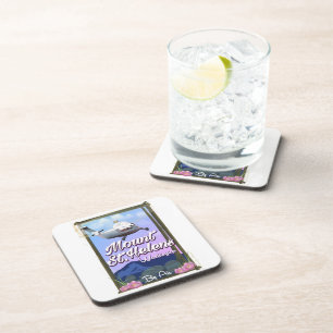 Mount St. Helens Washington Travel poster Coaster