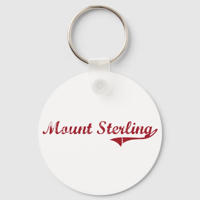 Mount Sterling Ohio Classic Design Key Ring (Front)
