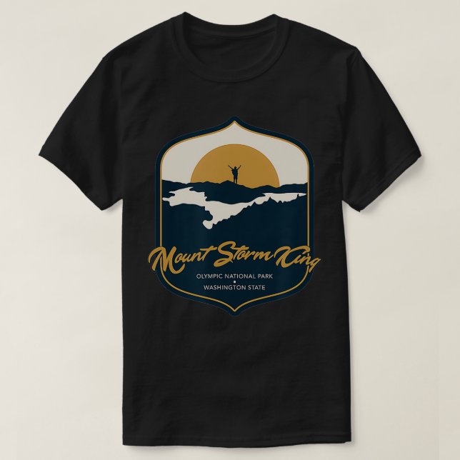 Mount Storm King Washington State  T-Shirt (Design Front)