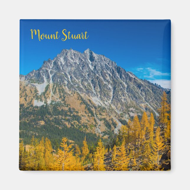 Mount Stuart Autumn Larches Magnet (Front)