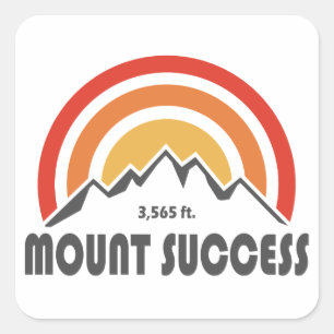Mount Success New Hampshire Square Sticker