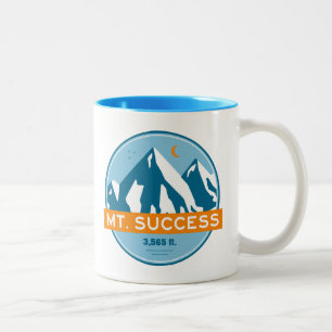 Mount Success New Hampshire Stars Moon Two-Tone Coffee Mug