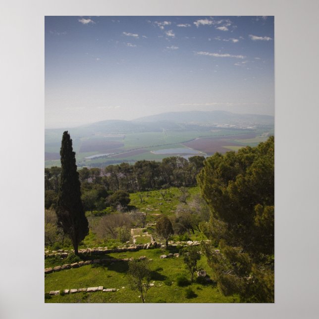 Mount Tabor, site of biblical transfiguration Poster (Front)