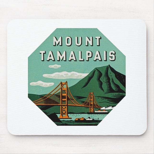 Mount Tamalpais Mouse Mat (Front)