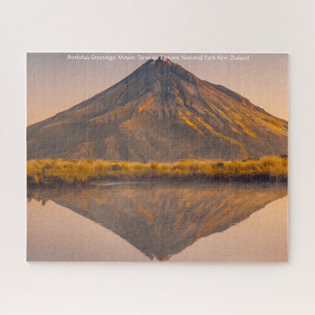 Mount Taranaki Egmont National Park New Zealand Jigsaw Puzzle (Horizontal)