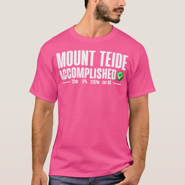 Mount Teide Accomplished Cycling Vuelta A Espaa Te T-Shirt (Front)