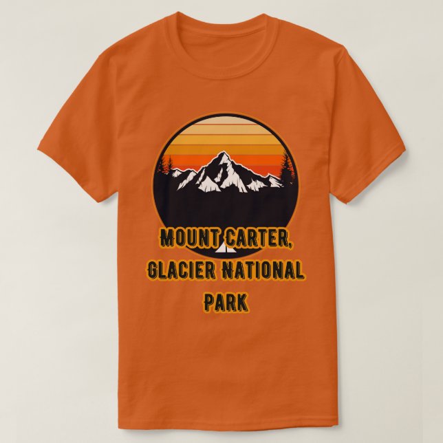Mount ter Glacier National Park T-Shirt (Design Front)