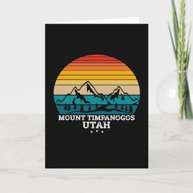 MOUNT TIMPANOGOS UTAH CARD (Front)