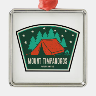 Mount Timpanogos Wilderness Utah Camping Metal Tree Decoration