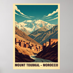 Mount Toubkal Morocco V01 Poster