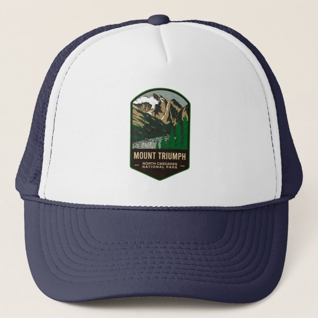 Mount Triump North Cascades National Park Trucker Hat (Front)