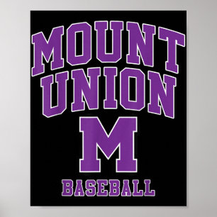 Mount Union Baseball Arch Vintage Design For Men W Poster