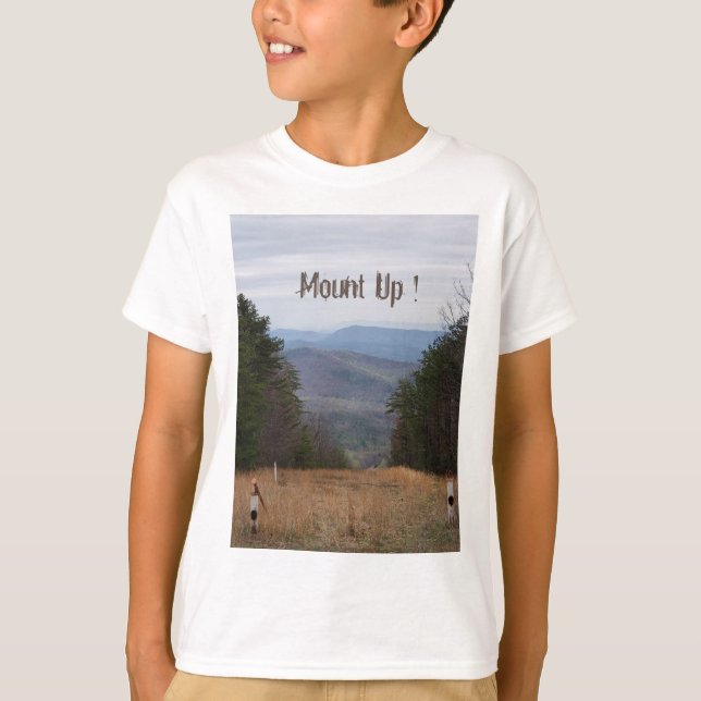 Mount Up Mountain View T-Shirt (Front)