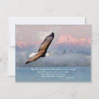 Mount Up With Wings Like Eagles Fine Art Blank