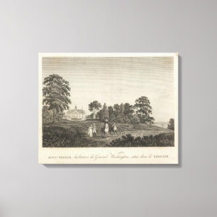 Mount Vernon, home of General Washington Canvas Print