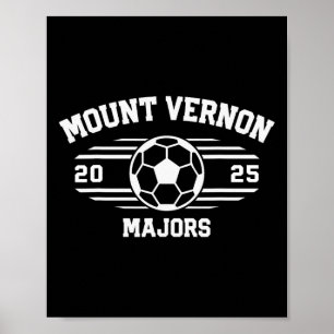 Mount Vernon Majors Soccer Ball 2025  Poster