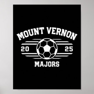 Mount Vernon Majors Soccer Ball 2025  Poster