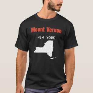 Mount Vernon New York Usa State America Travel New T-Shirt